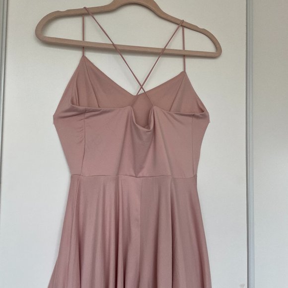 Light Pink Skater Dress - Picture 3 of 4